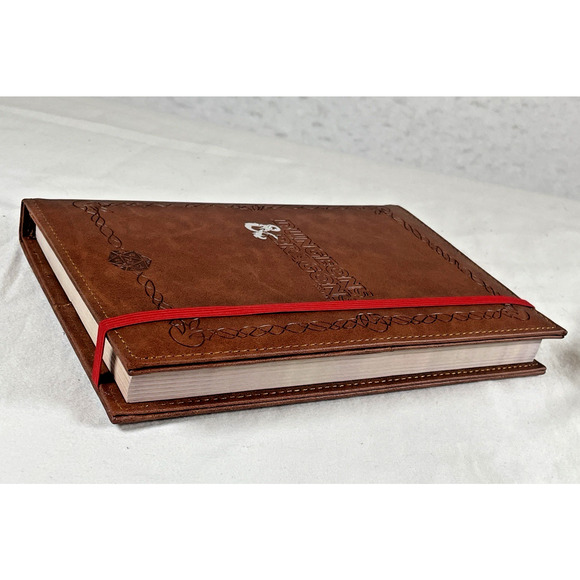 Dungeons & Dragons Embossed Brown Faux Leather Journal Book Cover Official D&D - Picture 9 of 9